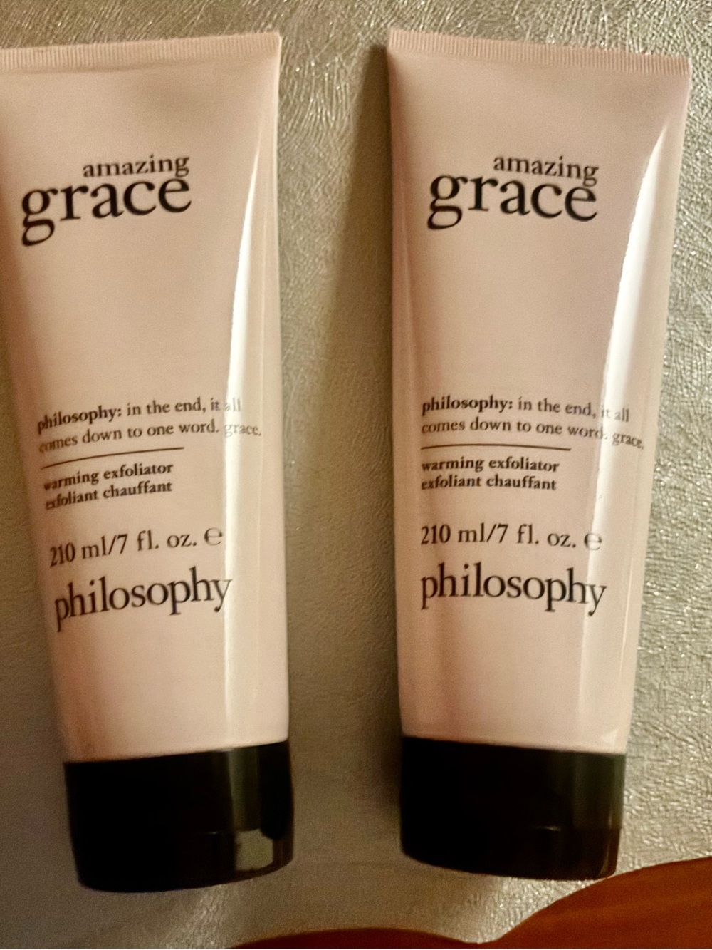 Philosophy Amazing Grace Warming Exfoliator Scrub Brand New Lot of 2